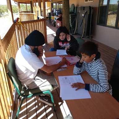 Navajo preteens participating in the Baha’i Junior Youth Spiritual Empowerment Program