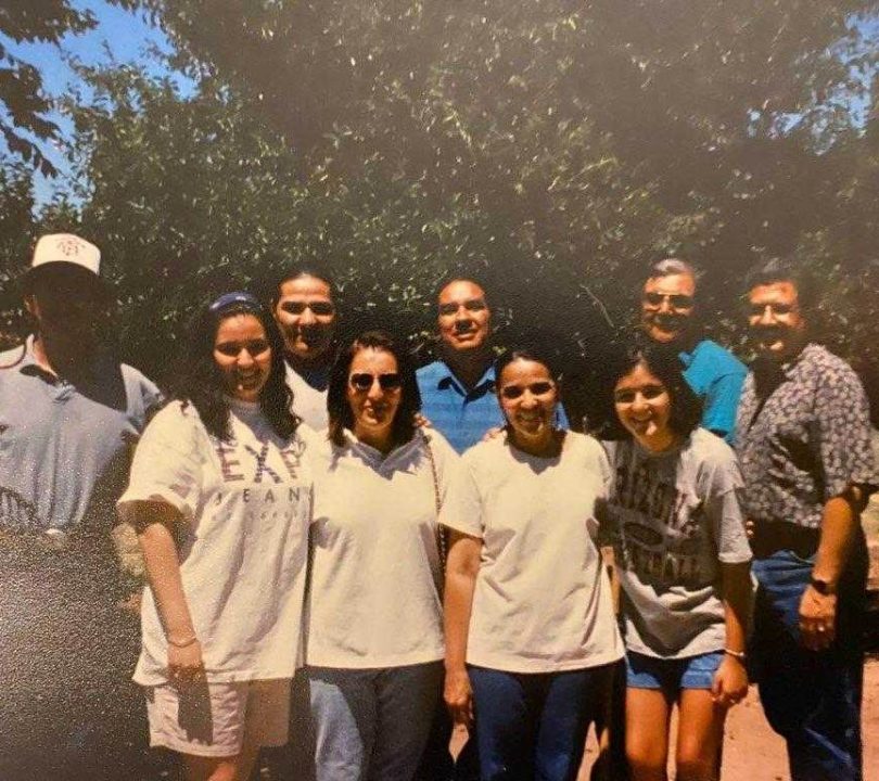 Roman Orona and other Indigenous Baha’is at the Native American Baha’i Institute in Arizona.