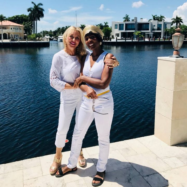 Hoda Hosseini and her spiritual sister, Barbara Talley