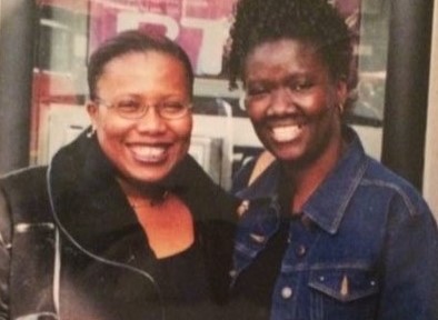 A photo of Fatmata and her deceased sister Mariama Kinkie Turay. Courtesy of Fatmata Williams.