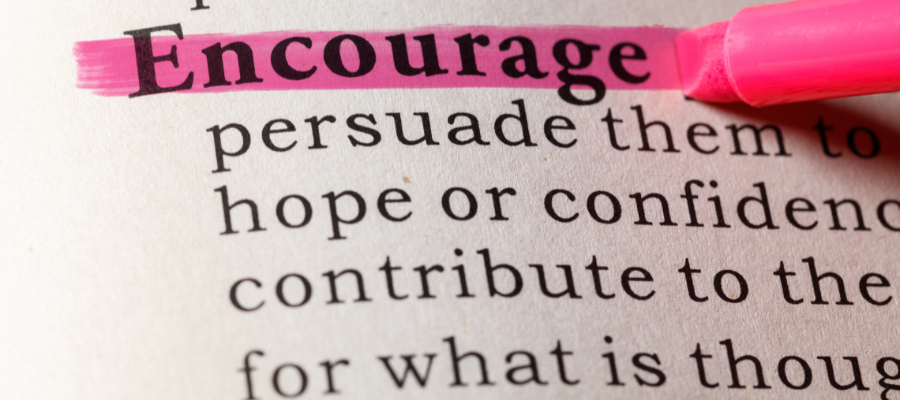 definition of encouragement for esteem support